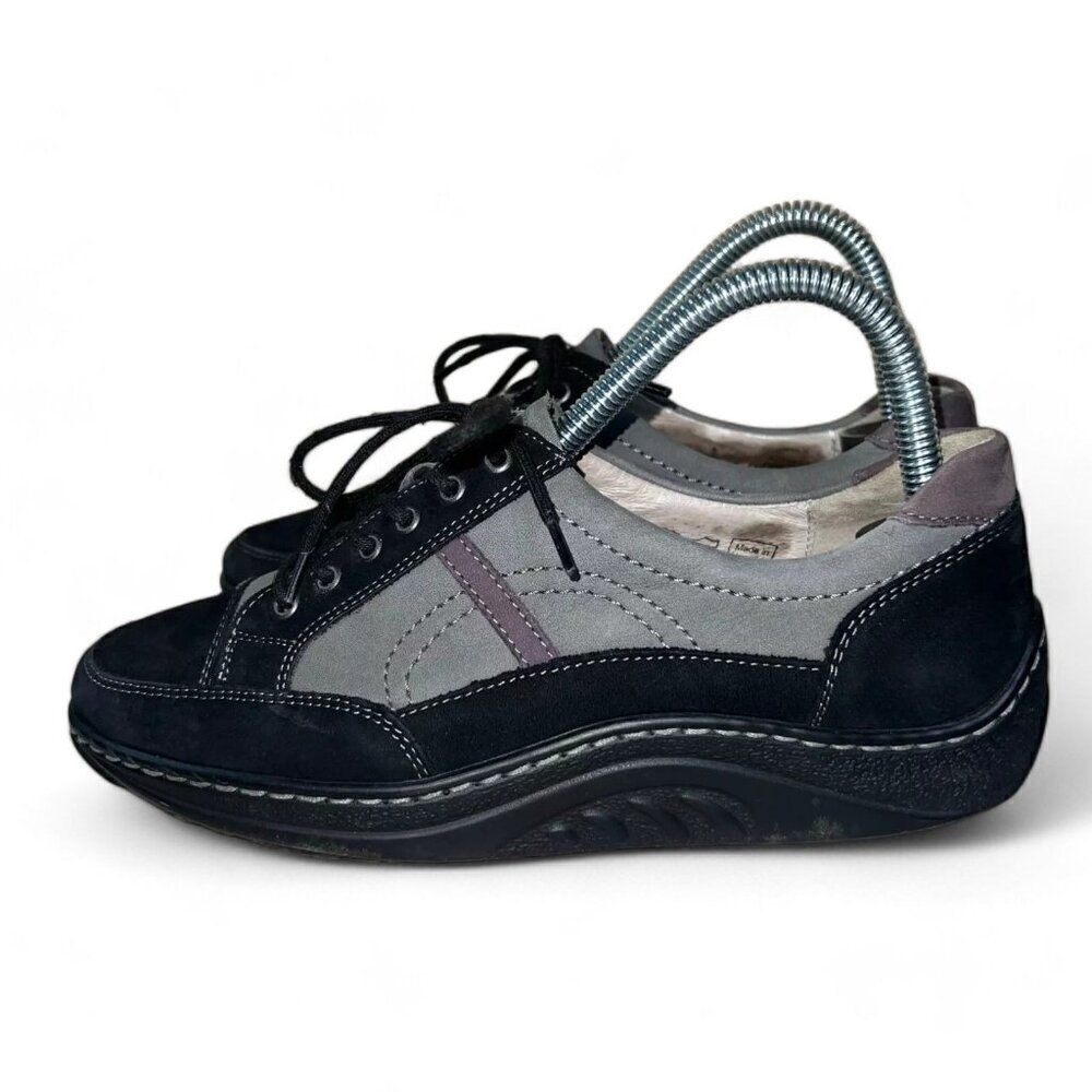 Waldlaufer Dynamic Nubuck Shoes Black / Grey 19084510 08 Women's 6